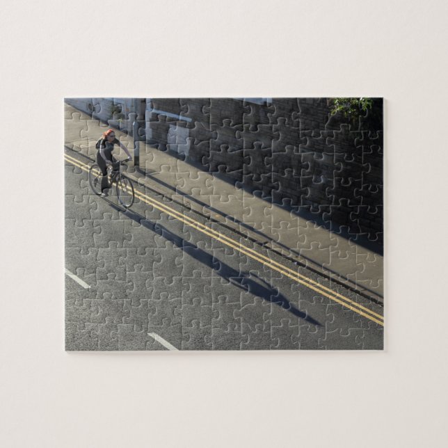 Girl on a Bicycle Jigsaw Puzzle (Horizontal)