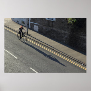 Girl on a Bicycle Poster