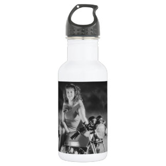 Girl On A Motorcycle 532 Ml Water Bottle