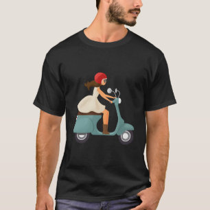 Girl On A Scooter T-Shirt