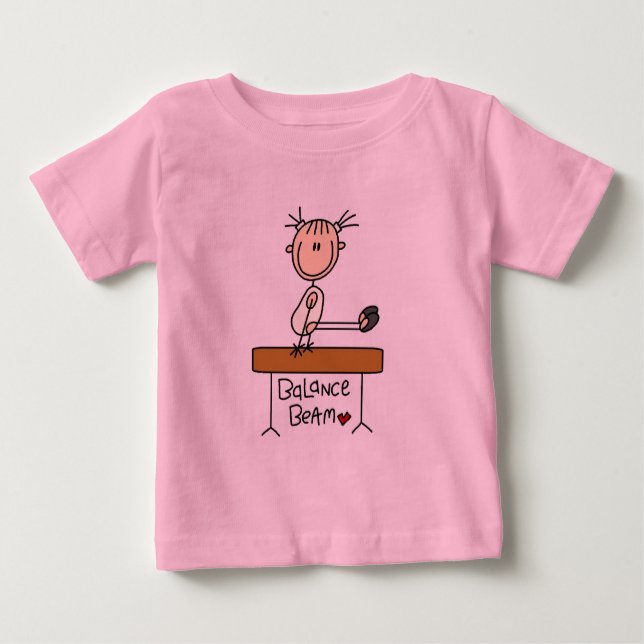 Girl on Balance Beam Tshirts and Gifts (Front)