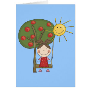 Girl on Swing T-shirts and Gifts