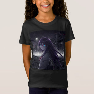  Girl on the Bridge, Manga by Natasha Us   T-Shirt