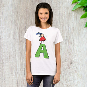 Girl On The Letter A T-Shirt