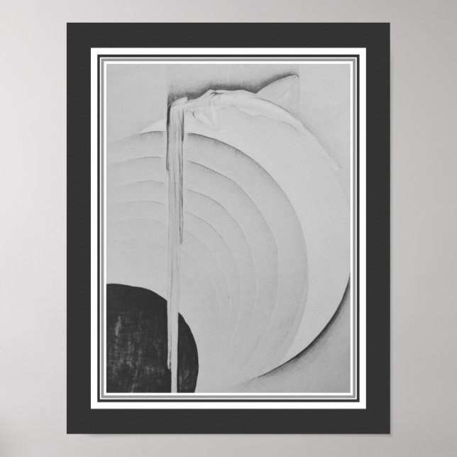 Girl on the Moon #3 Major Felten Art Deco Poster (Front)