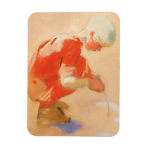 Girl on the Sand, Helene Schjerfbeck  Magnet