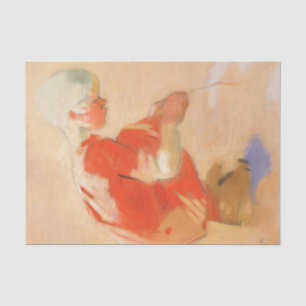 Girl on the Sand, Helene Schjerfbeck Tissue Paper