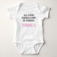 girl one piece for triplets, triplets gift idea, 