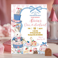 Girl Onederland Tea 1st Birthday Party
