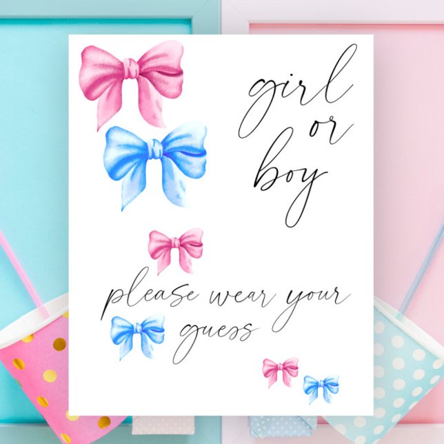 girl or boy please wear your guess poster (Creator Uploaded)