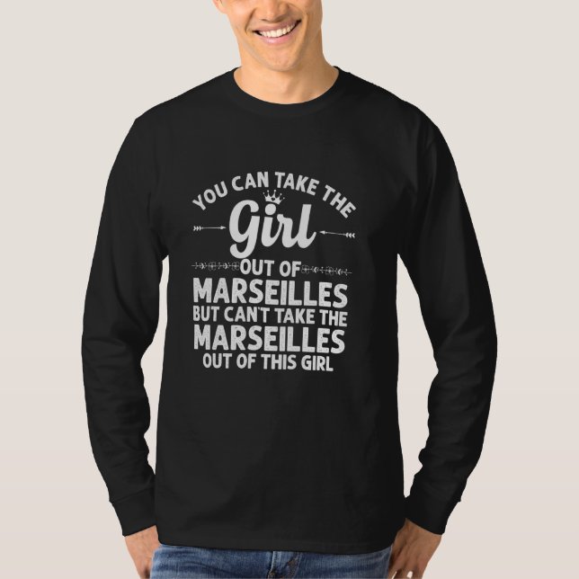 Girl Out Of Marseilles Il Illinois  Funny Home Roo T-Shirt (Front)