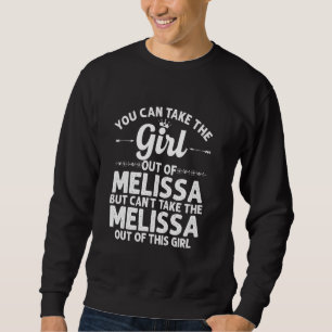 Girl Out Of Melissa Tx Texas Funny Home Roots Usa Sweatshirt