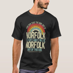 Girl Out Of Norfolk Virginia Hometown Home Norfolk T-Shirt