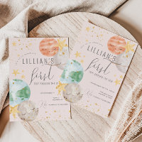 Girl Outer Space First Birthday