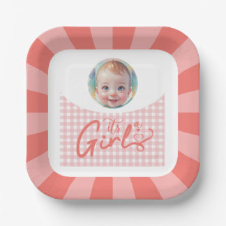 girl Paper Plate