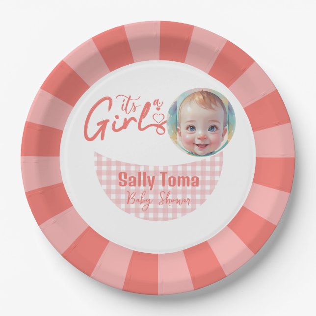 girl Paper Plate (Front)