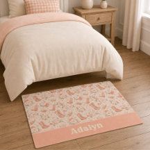 Girl Peach Western Cowgirl Shabby Chic Monogram