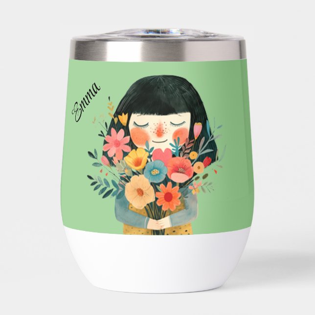Girl & Perfumed Flowers (Front)