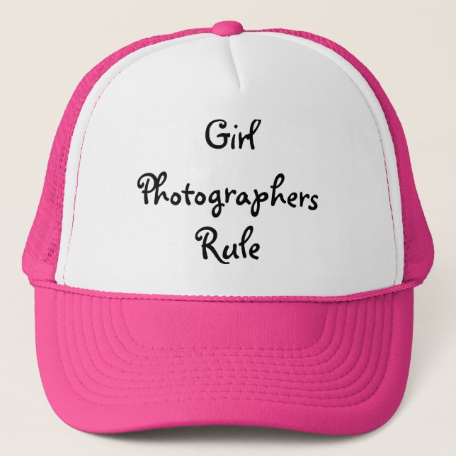 Girl Photographers Hat (Front)