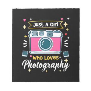 Girl Photography Notepad
