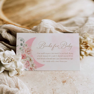 Girl Pink Moon Books for Baby Enclosure Card