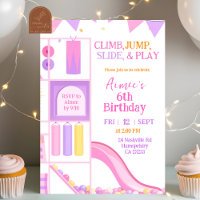 Girl Pink Purple Let's Play Indoor Playground Birt