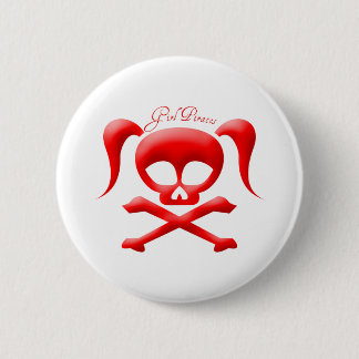 Girl Pirates Button