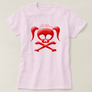 Girl Pirates Fitted Babydoll T-shirt