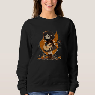Girl play Guitar Sweatshirt