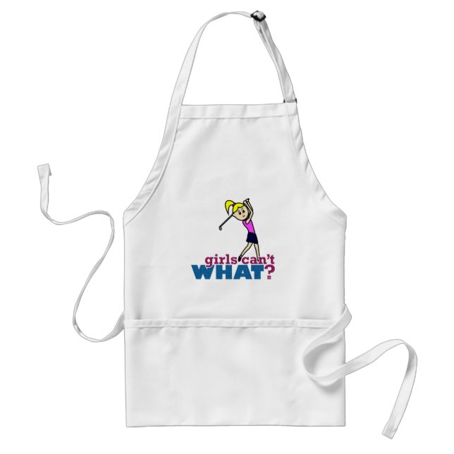 Girl Playing Golf Standard Apron (Front)