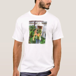 Girl Playing Saxophone T-Shirt