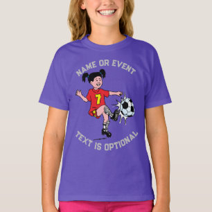 Girl Playing Soccer T-Shirt