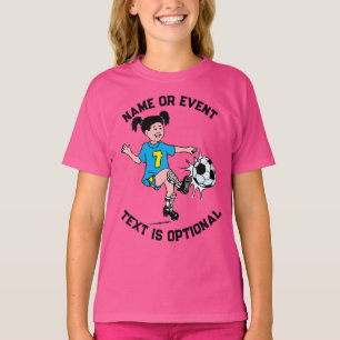Girl Playing Soccer T-Shirt