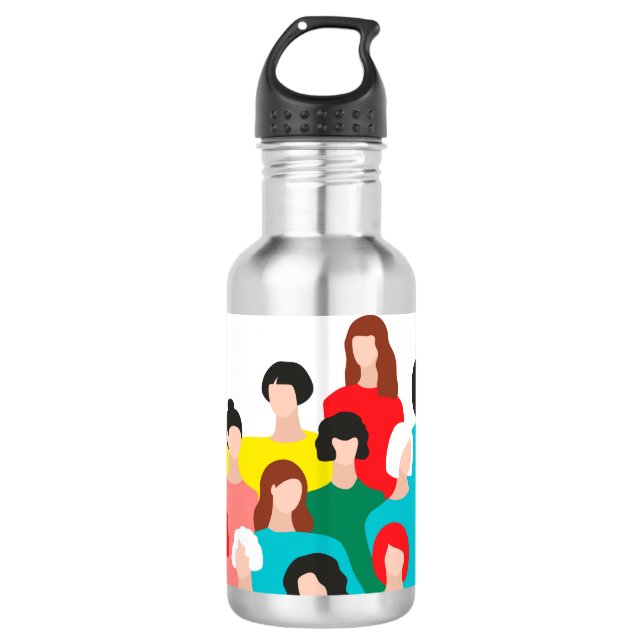 Girl power 710 ml water bottle (Front)