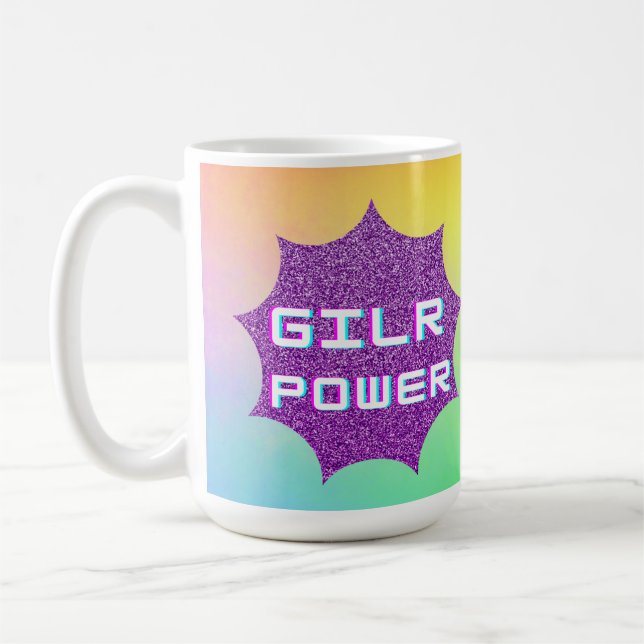 Girl power coffee mug (Left)
