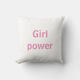 girl power cushion
