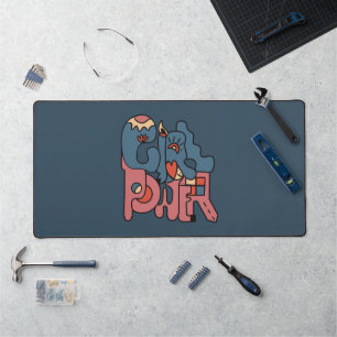 Girl Power Dark Version Desk Mat