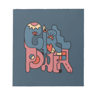Girl Power Dark Version Notepad