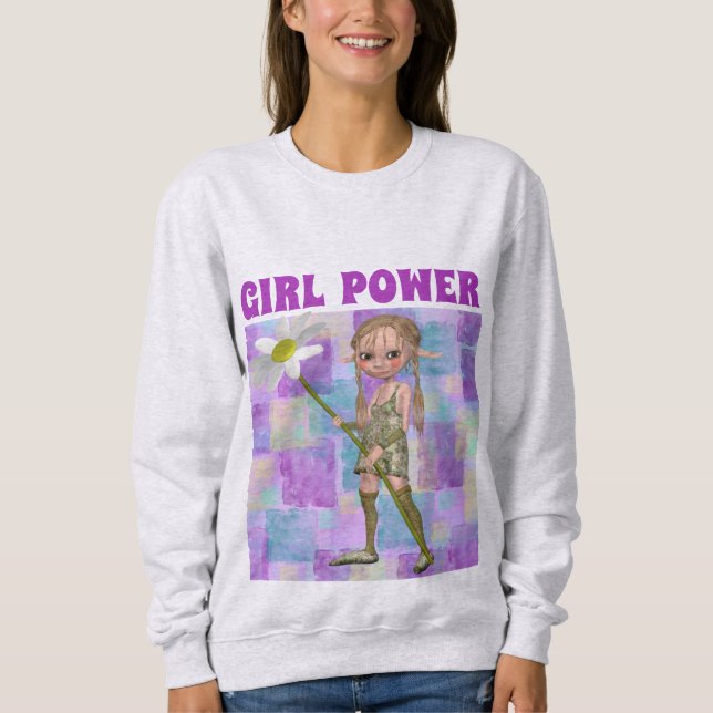 GIRL POWER ELF GIRL T-SHIRTS (Front)