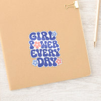 Girl Power Every Day Women Empowerment Sticker