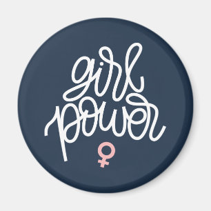 "Girl Power" Feminist Themed Magnet
