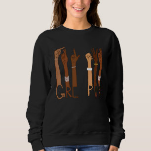 Girl Power For Empowering Young Women Feminists A Sweatshirt