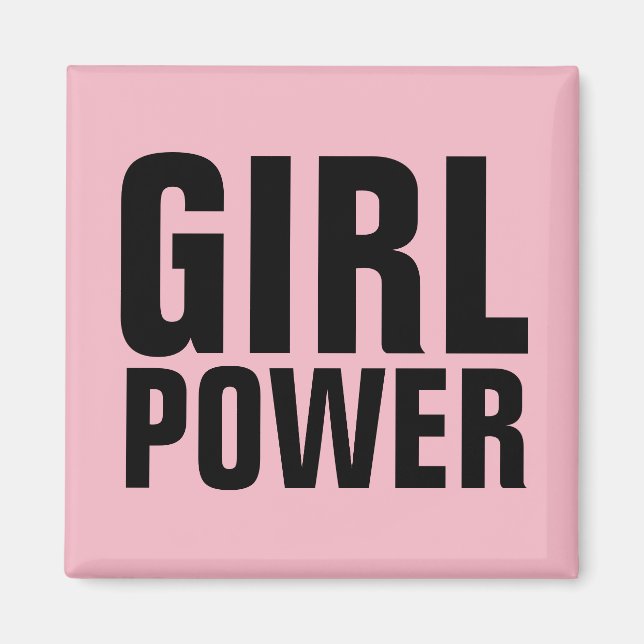 GIRL POWER Fridge Magnets (Front)
