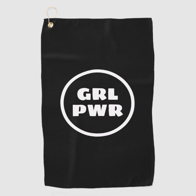Girl Power - Golf Towel (Front)