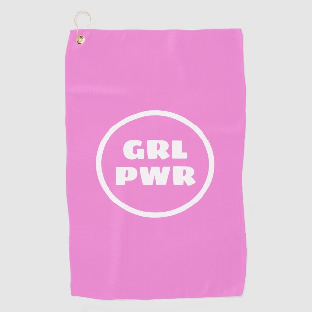 Girl Power - Golf Towel (Front)