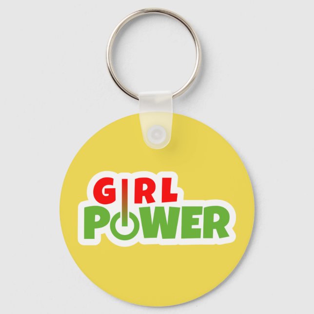 Girl Power Key Ring (Front)