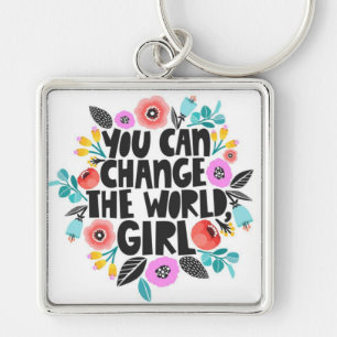 Girl Power Key Ring