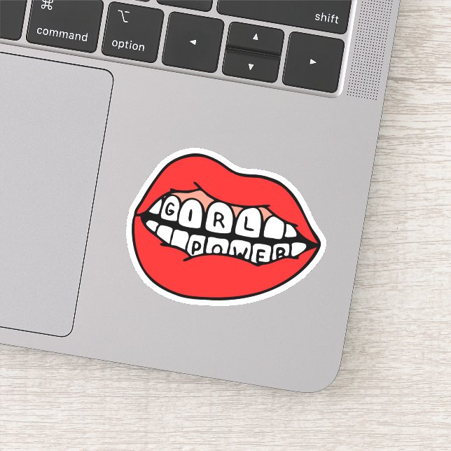 Girl Power Lips (Detail)