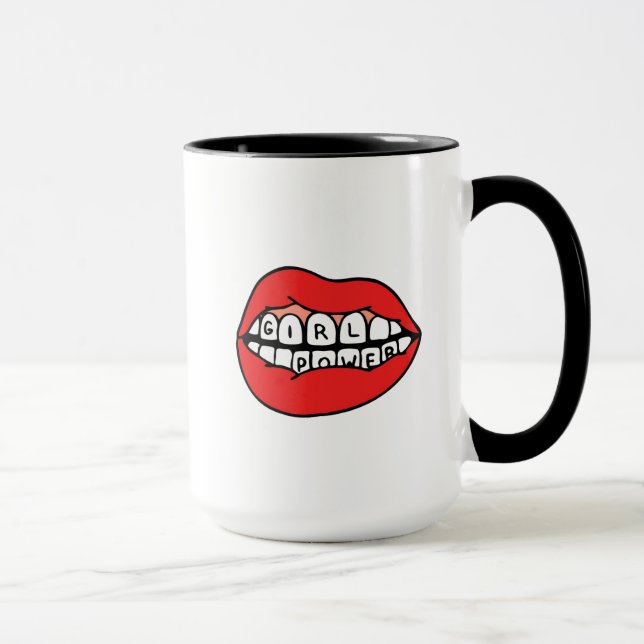 Girl Power Lips Mug (Right)