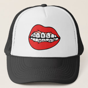Girl Power Lips Trucker Hat